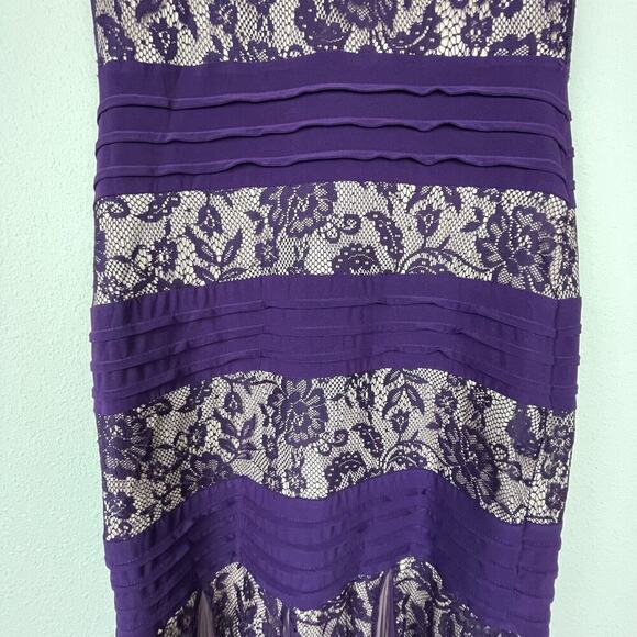 Cardalate Maxi Dress Size S – Lace Pleated Nude Lining Whimsigoth Fairycore - Picture 3 of 6